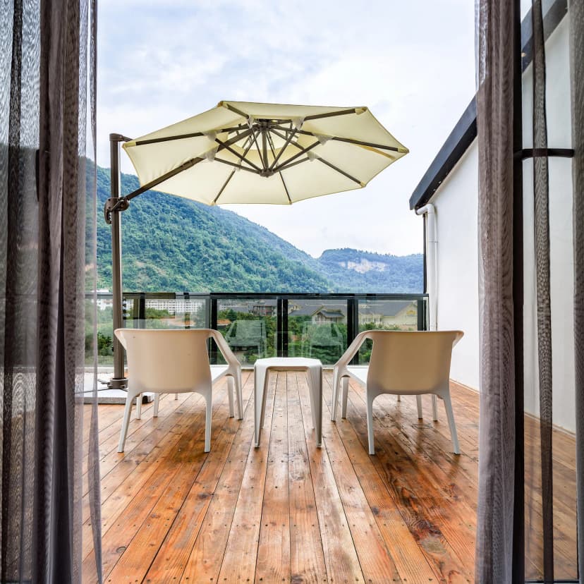 outdoor living space villa costa del sol