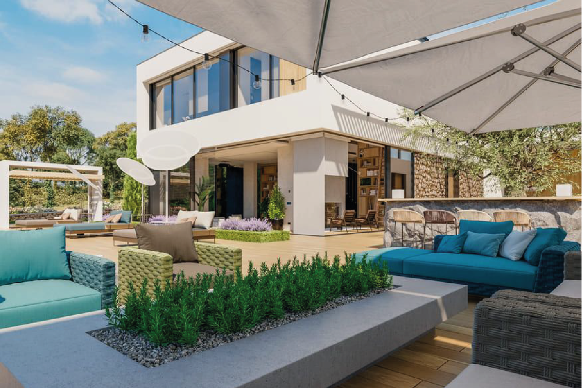 Rehabilitación de villa de lujo con piscina y terraza realizada por Costa del Sol Reformas en Marbella, Mijas y Benalmádena.