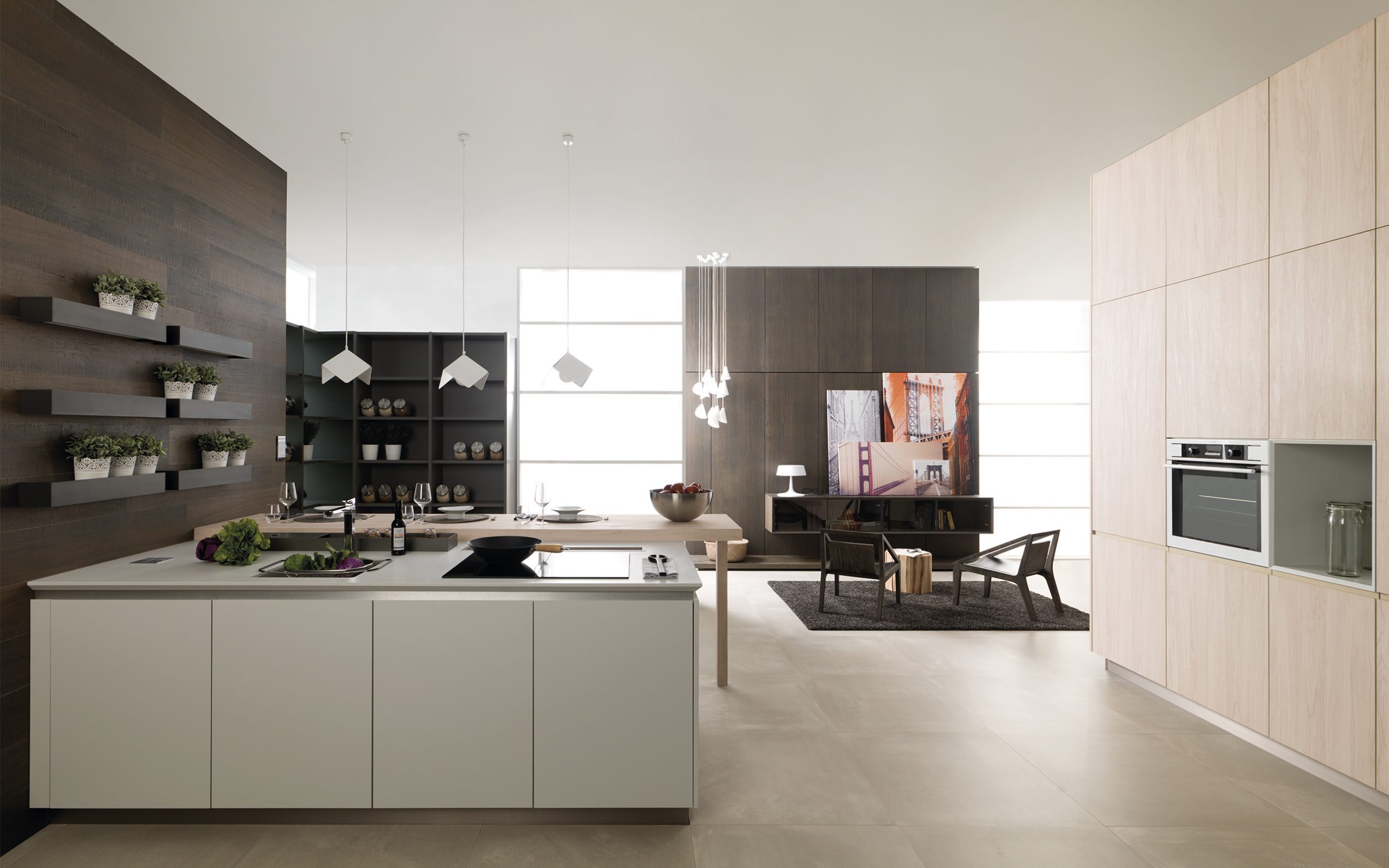 Modern open concept kitchen renovation Costa del Sol